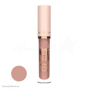 رژلب مایع گلدن رز Golden Rose مدل Nude Look شاین شماره 01